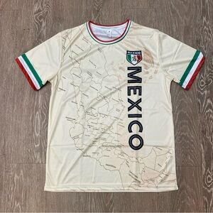 Mexico Soccer Jersey with Map Design Medium